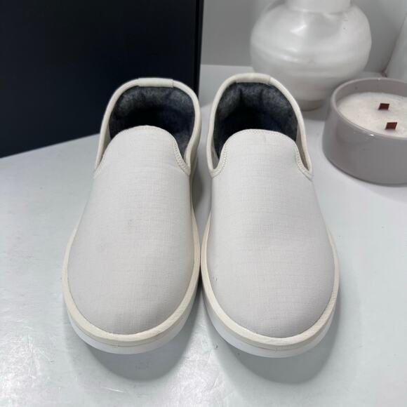 Allbirds Wool Lounger Loafers Natural White (Blizzard Sole) Women 8  Tried On - Picture 5 of 11